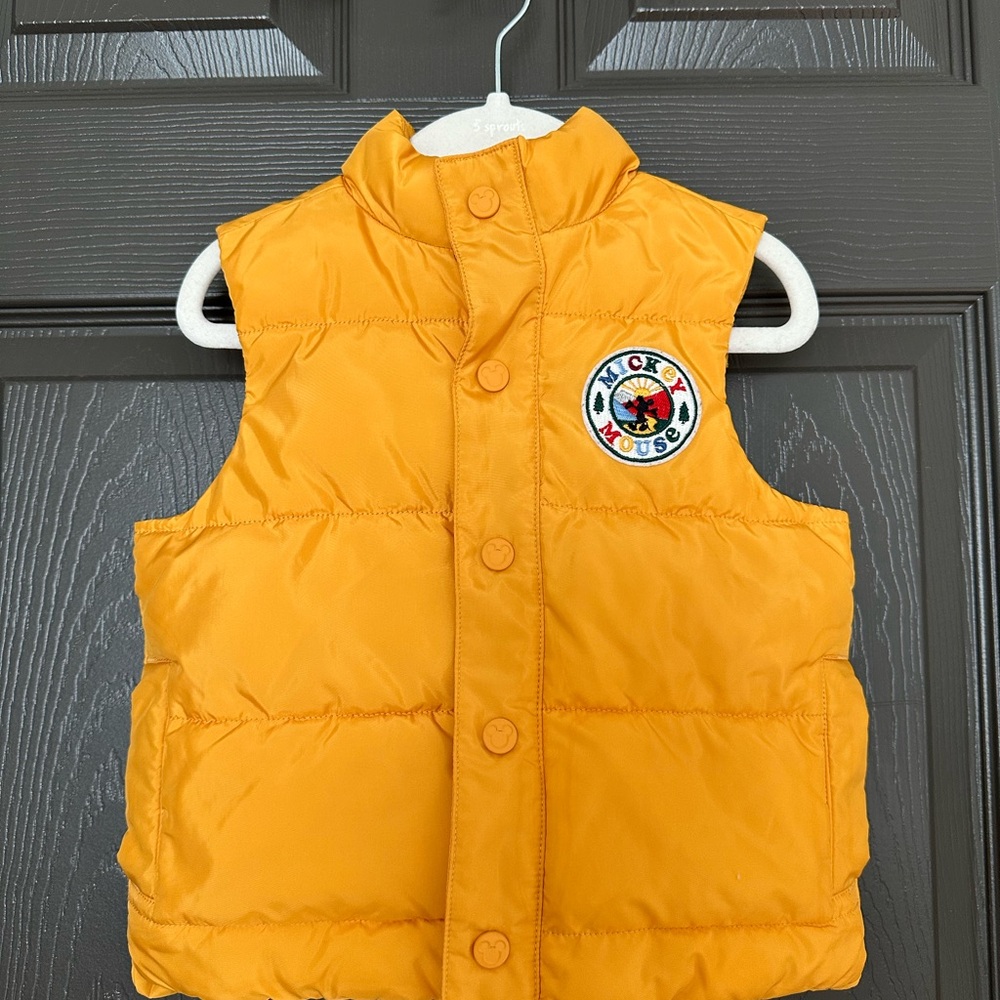 Disney x Janie and Jack Toddler Puffer Vest – 2T